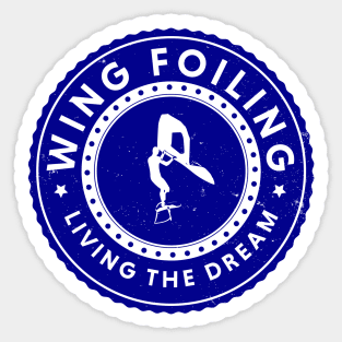 Wing Foiling badge Sticker